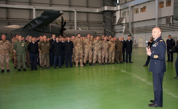 Il Capo di Stato Maggiore dell’Aeronautica Militare a Sigonella