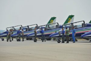 Linea volo frecce tricolori