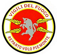 Logo del reparto volo Vigili del Fuoco Piemonte