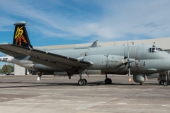 Il BR1150 Atlantic all'ultimo volo dalla base di Sigonella a Pratica di Mare.