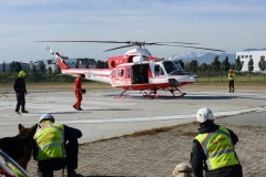 La base del reparto volo dei Vigili del Fuoco Piemonte